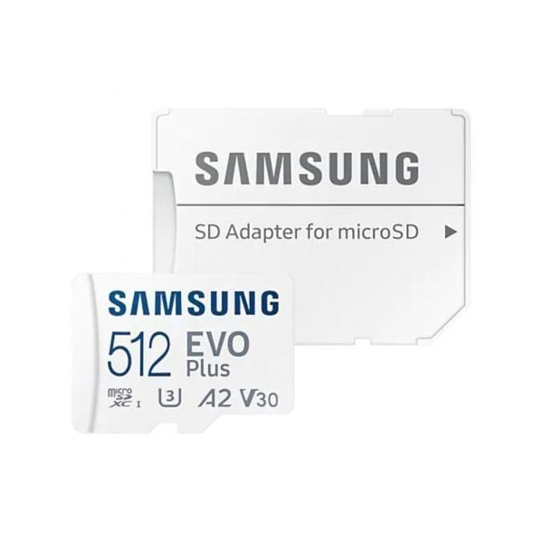 Cartão de memória Samsung evo plus 2021 512GB classe 10 D