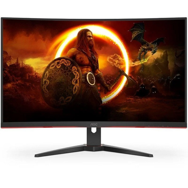 Monitor Gaming AOC 31.5"curvo QHD CQ32G2SE/BK negro D