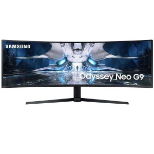 Monitor Gaming SAMSUNG 49" Odyssey Neo G9 dual QUHD Curvo LS49AG950NP negro D