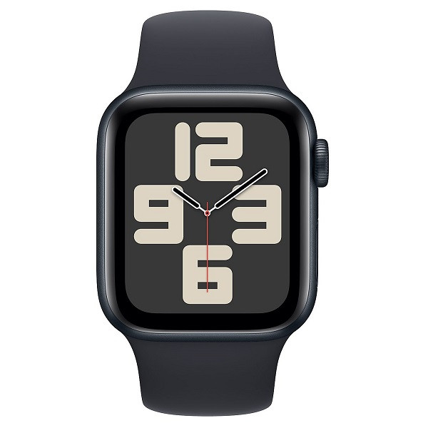 Apple Watch SE 2da Gen 2023 GPS 44mm alumínio sport band S/M preto meia-noite D