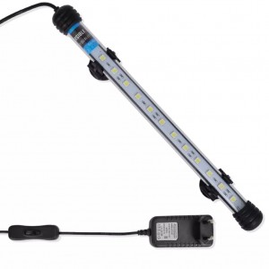 Lâmpada LED branca para aquário 28 cm D