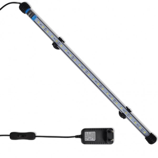 Lâmpada LED branca para aquário 48 cm D