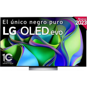 Smart TV LG 55" LED 4K UHD OLED55C34LA preto D