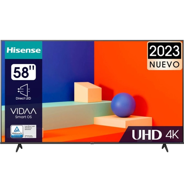 Smart TV HISENSE 50" LED 4K UHD 50A6K preto D