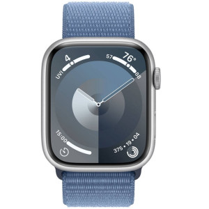 Apple Relógio Série 9 GPS 41mm alumínio Sport loop azul D
