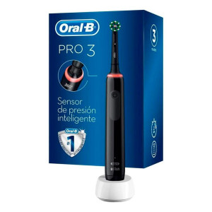 Cepillo de dientes eléctrico ORAL-B PRO3 Negro + 4 recambios negro D