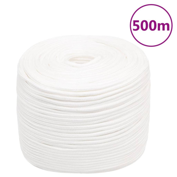 Cuerda de barco polipropileno blanco intenso 8 mm 500 m D