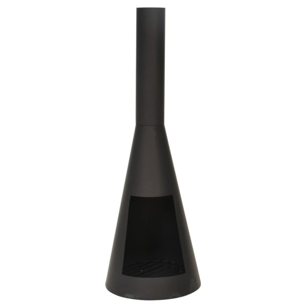 ProGarden Chaminé com tubo Ambient preto 100 cm D