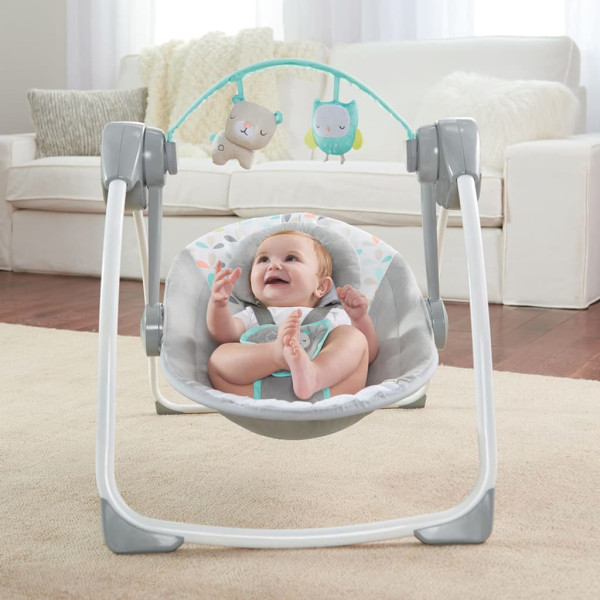 Ingenuity Hamaca mecedora para bebés Simple Comfort Cassidy