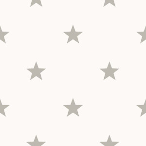 Noordwand Papel de parede Friends&Coffee Little Stars cinza claro branco D