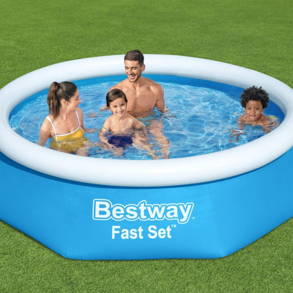 Bestway Piscina inflável redonda Fast Set 244x66 cm D