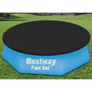 Bestway Cobertura de piscina Flowclear Fast Set 240 cm D