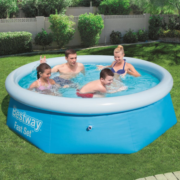 Bestway Piscina inflável redonda Fast Set 244x66 cm D