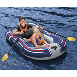 Bestway Bote inflable Hydro-Force con remos y bomba azul D