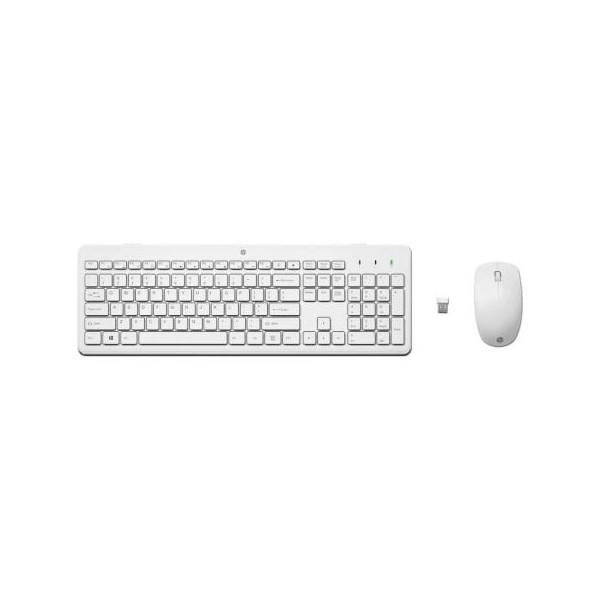 Teclado y ratón inalámbricos hp 230 blanco D