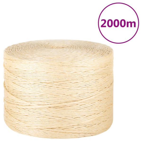 Cuerda 100% sisal 3 mm 2000 m D