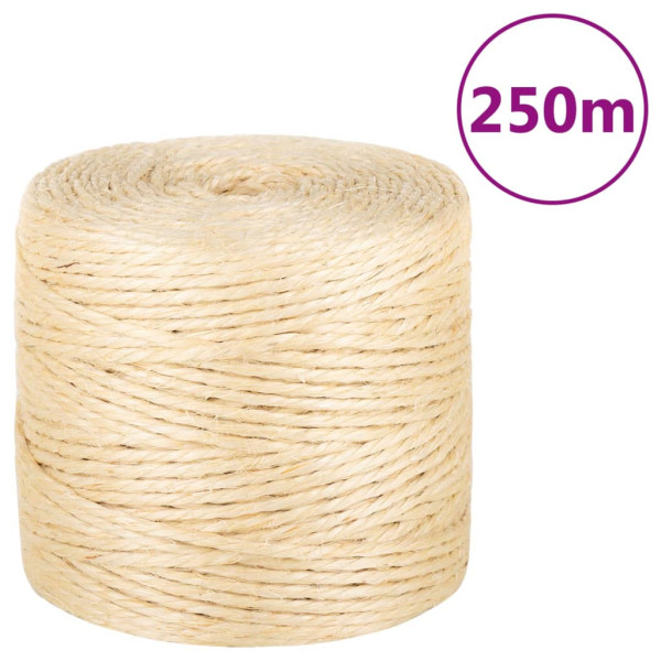 Corda 100% sisal 4 mm 250 m D