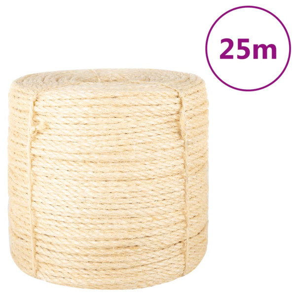 Cuerda 100% sisal 6 mm 25 m D