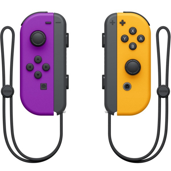 GAMEPAD NINTENDO SWITCH JOY COM ROXO/LARANJA D