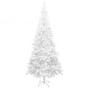 Árbol de Navidad artificial L 240 cm blanco D