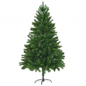 Árbol de Navidad artificial hojas realistas verde 180 cm D