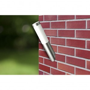 Lâmpada de parede de aço inoxidável impermeável 60 W D