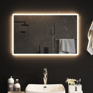 Espejo de baño con LED 80x50 cm D