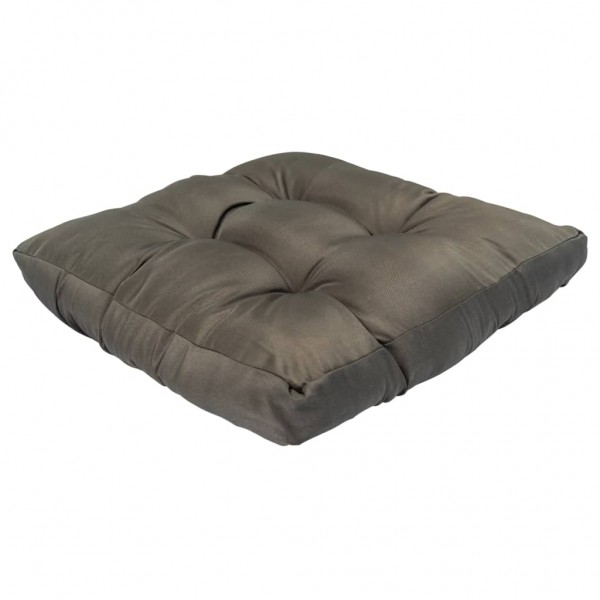 Almofada para sofá palete tecido cinza 58x58x10 cm D