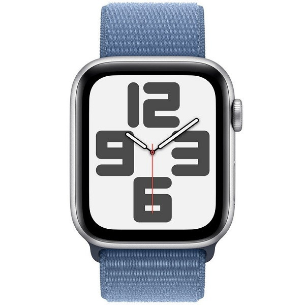 Apple Relógio SE 2ª geração 2023 GPS 44 mm alumínio esportivo loop azul D