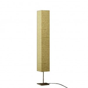 Lámpara de pie con soporte de acero 170 cm beige D