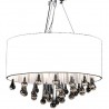 Lustre com 85 cristais branco 3
