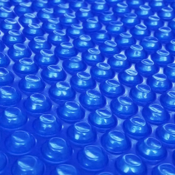 Teto solar de piscina de PE redondo e flutuante 250 cm azul D