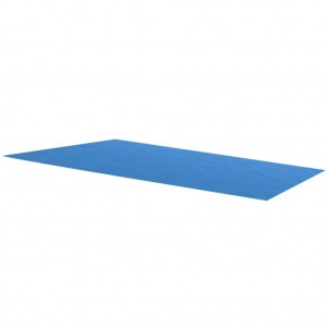 Capa de piscina rectangular 549x274 cm PE azul D