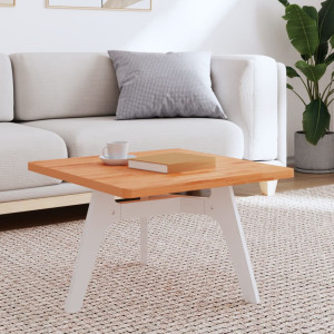 Tablero de mesa cuadrado de madera maciza de haya 60x60x2.5 cm D