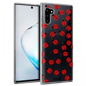 Carcaça COOL para Samsung N970 Galaxy Note 10 Clear Ladybugs D