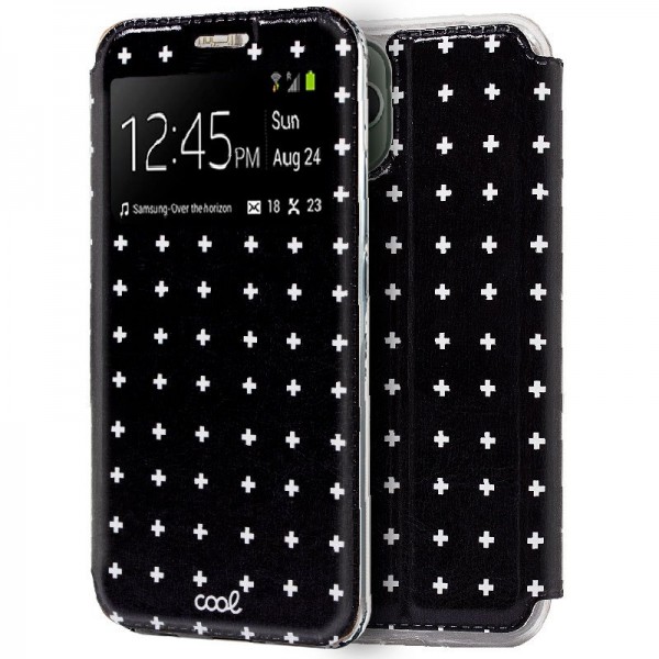 Funda COOL Flip Cover para iPhone 11 Pro Max Dibujos Cruces D