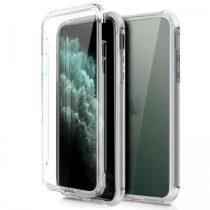 Funda COOL Silicona 3D para iPhone 11 Pro Max (Transparente Frontal + Trasera) D