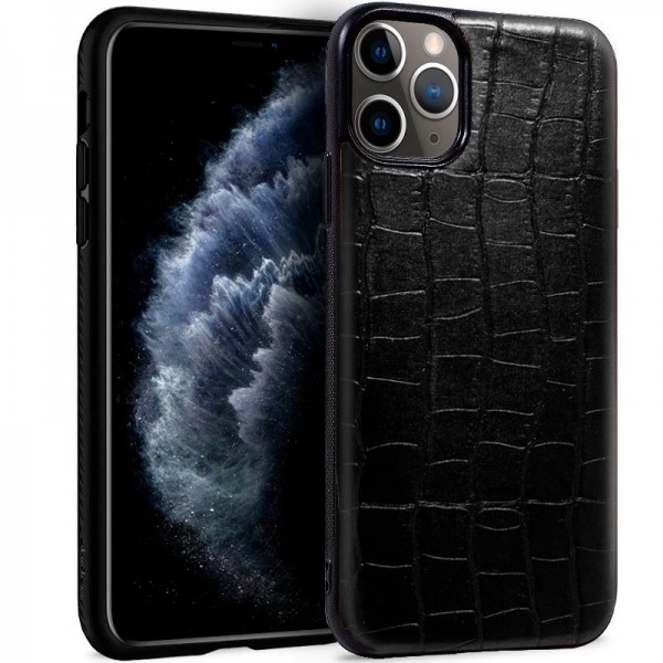 Carcasa COOL para iPhone 11 Pro Leather Crocodile Negro D