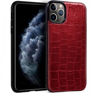 Carcasa COOL para iPhone 11 Pro Leather Crocodile Rojo D