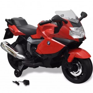 Moto eléctrica de juguete color rojo. modelo BMW 283 6 V D