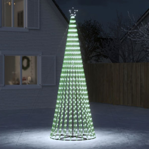 Árbol de Navidad cono de luz 688 LEDs blanco frío 300 cm D