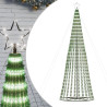 Árvore de Natal cone de luz 688 LEDs branco frio 300 cm 2