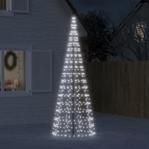 Árvore de Natal na bandeira 550 LED branco frio 300 cm D