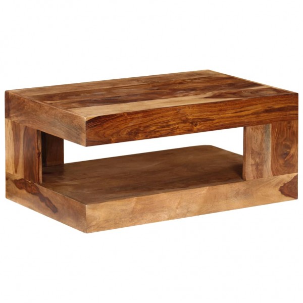 Mesa de centro de madera maciza de sheesham D