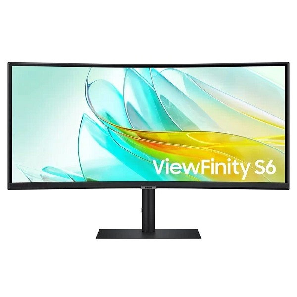 Monitor Profesional SAMSUNG Viewfinity S6 34" UWQHD S34C652UAU curvo negro D