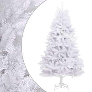 Árvore de Natal artificial com dobradiças e suporte branco 240cm D