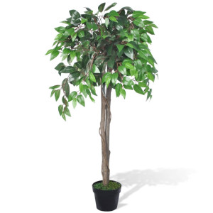 Árvore/ Planta de ficus artificial em pote. 110 cm D