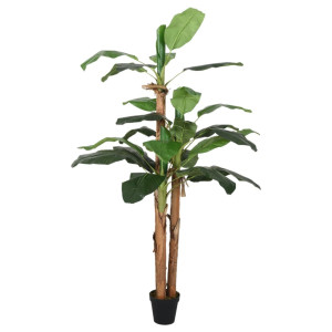 Bananeira artificial 22 folhas 200 cm verde H