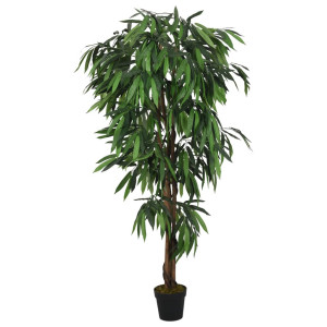 Árbol de mango artificial con 1050 hojas verde 200 cm D