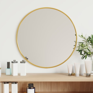 Espejo de pared redondo dorado Ø 40 cm D